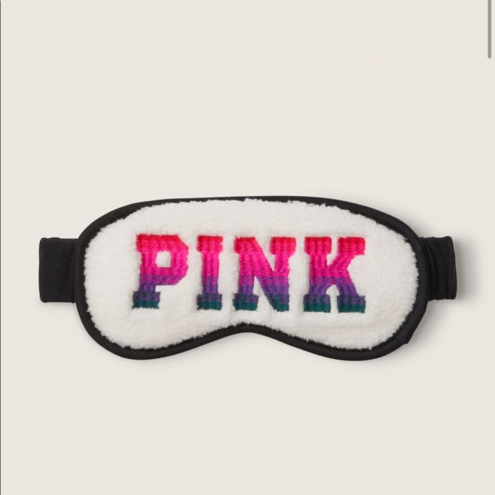 PINK Cozy Sherpa Sleep Mask, NWT